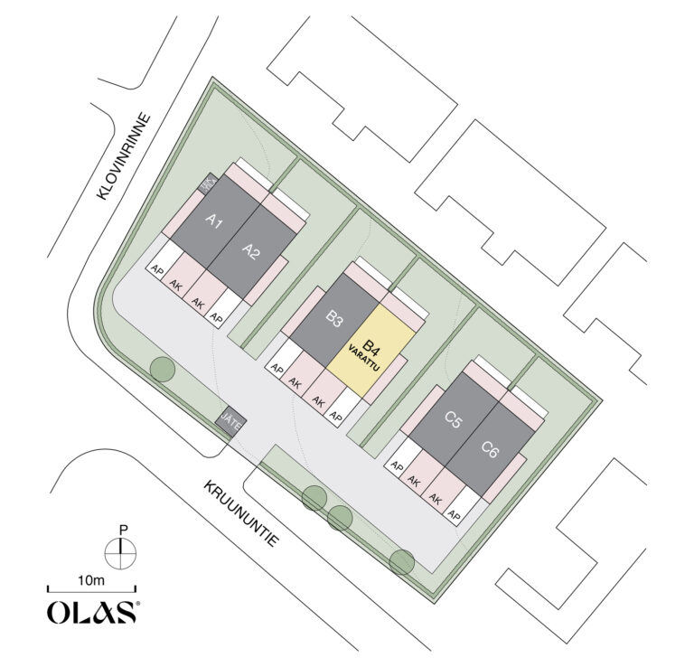 Myytavat asunnot Espoo Mankkaa Tunturipollo asemakaavakuva v3
